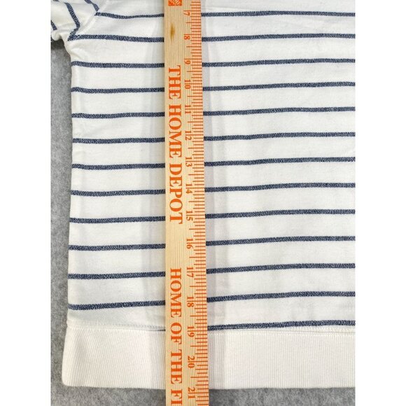 Asos Ladies Navy Stripe Jersey Knit Long Sleeve Top Size Small - Picture 8 of 15